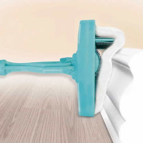 Baseboard Buddy Retractable Household Universal Cleaning Brush Mop with adjustable handle and durable plastic bristles for easy cleaning