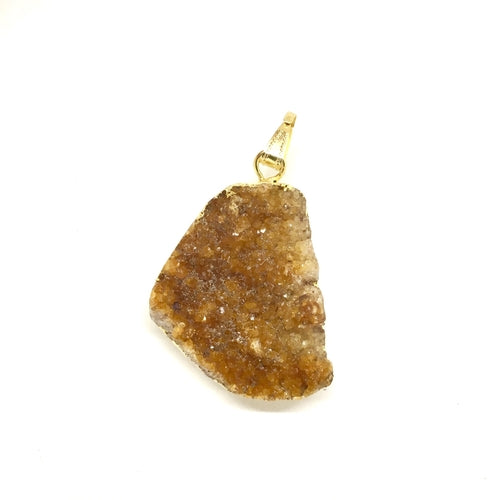 Orange Citrine Cluster Pendant with vibrant orange citrine stones in a silver setting, perfect for elegant jewelry.